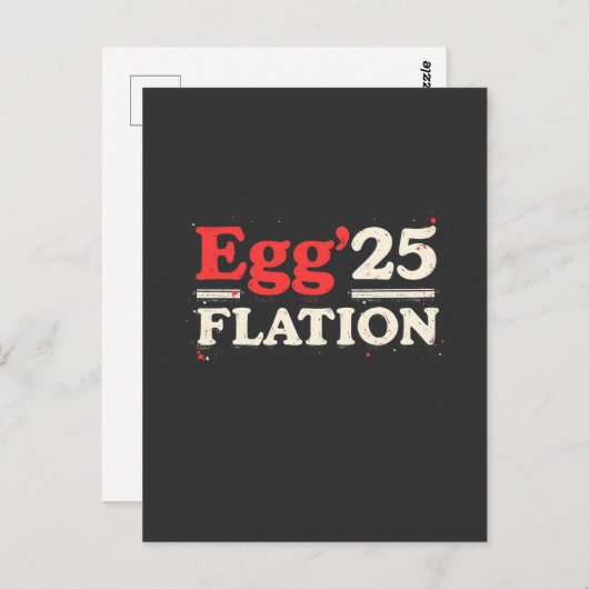 Paaseieren Inflatie 25 Grappige Pasen Economie  Briefkaart (Voorkant / Achterkant)