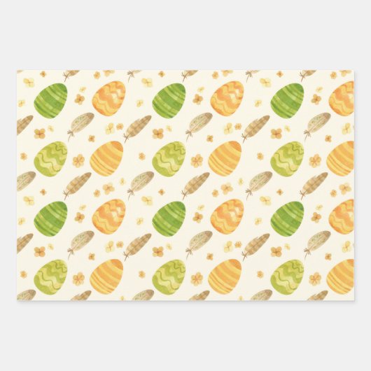 Paaseieren inpakpapier – Feestelijk (Voorkant)