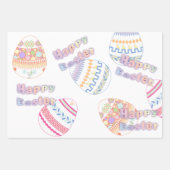 Paaseieren Inpakpapier Vel (Voorkant 3)