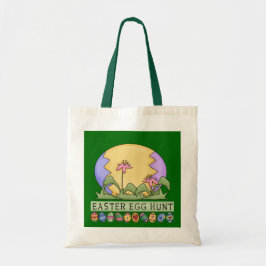 paaseieren jagen canvas tas