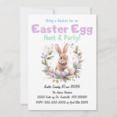 Paaseieren jagen en feesten kaart (Voorkant)