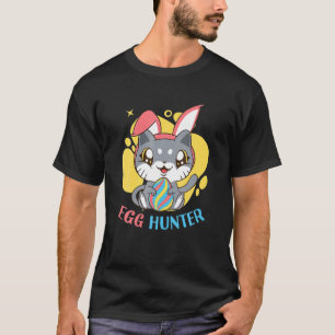 Paaseieren jager Kat voor mannen T-shirt