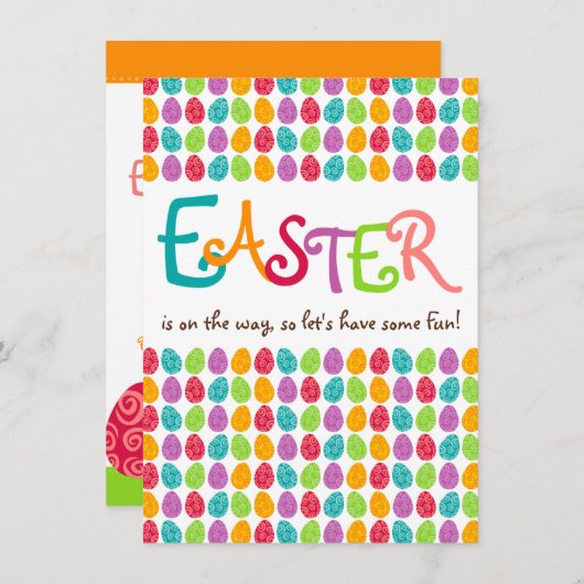 Paaseieren Kaart (Voorkant / Achterkant)