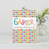 Paaseieren Kaart (Staand voorkant)