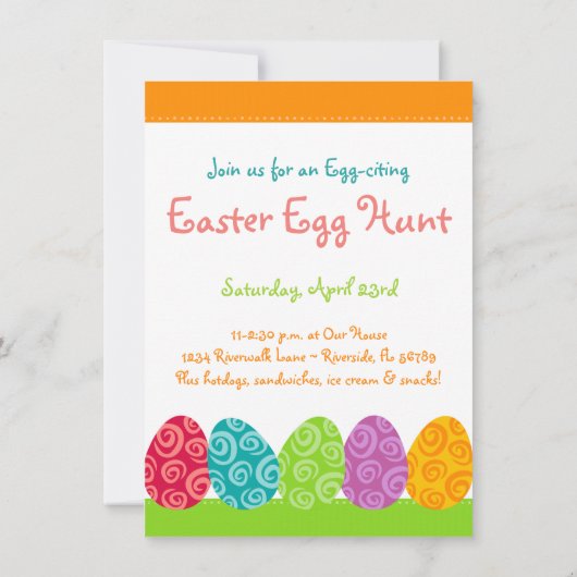 Paaseieren Kaart (Achterkant)