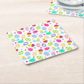 Paaseieren Kartonnen Onderzetters (Schuin)