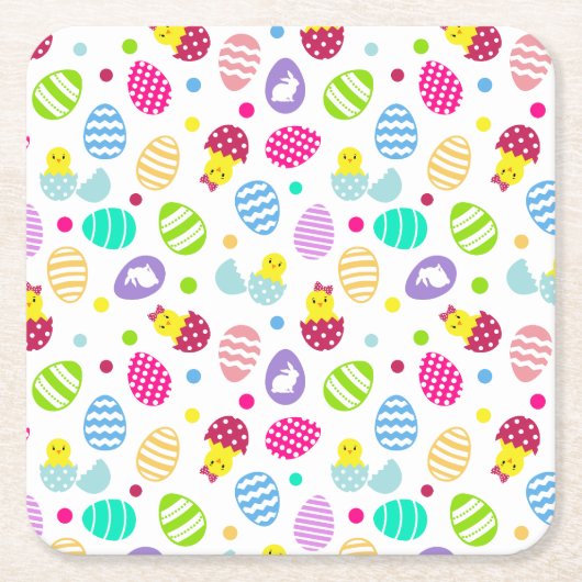 Paaseieren Kartonnen Onderzetters (Voorkant)