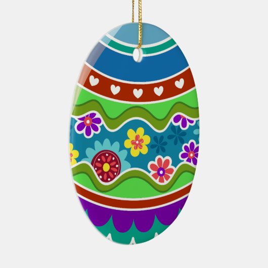 Paaseieren Keramisch Ornament (Rechts)