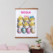 Paaseieren Kinderen Hangend Wandkleed (Slaapkamer)