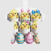 Paaseieren Kinderen Ornament (achterkant)