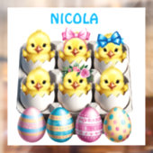 Paaseieren Kinderen Raamsticker (Vel 2)