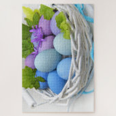 paaseieren kleurig legpuzzel (Verticaal)