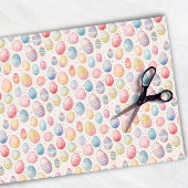 Paaseieren Kleurrijk Waterverf Patroon Tissuepapier