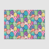 Paaseieren Kleurrijke patronen Tissuepapier (Voorkant)