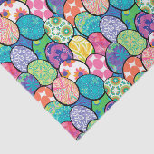 Paaseieren Kleurrijke patronen Tissuepapier (Detail)
