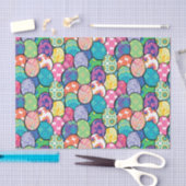 Paaseieren Kleurrijke patronen Tissuepapier (Craft)