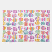 Paaseieren Kleurrijke Patroon Theedoek (Horizontaal)