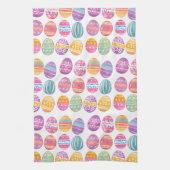 Paaseieren Kleurrijke Patroon Theedoek (Verticaal)