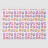 Paaseieren Kleurrijke Patroon Waterverf Tissuepapier (Voorkant)