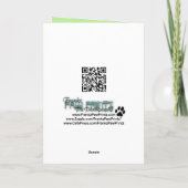 Paaseieren koekjes - Chihuahua Feestdagen Kaart (Achterkant)