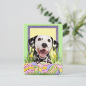 Paaseieren koekjes - Dalmatisch Feestdagenkaart (Staand voorkant)