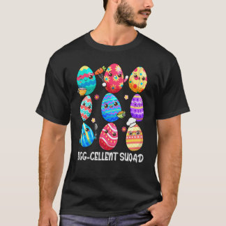 Paaseieren Koken Squad Leuke Emotionele Happy Eas T-shirt
