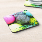 Paaseieren, konijnen, Golfballen Drankjes Onderzetter (Linkerzijde)