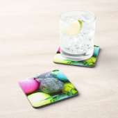 Paaseieren, konijnen, Golfballen Drankjes Onderzetter (Rechterzijde)