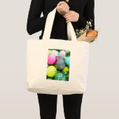 Paaseieren, konijnen, Golfballen Grote Tote Bag (Voorkant (product))