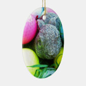 Paaseieren, konijnen, Golfballen Keramisch Ornament (Rechts)