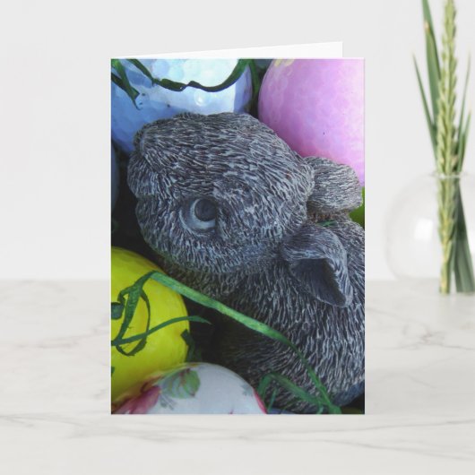 Paaseieren, konijnenGolfballen Feestdagen Kaart (Voorkant)