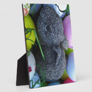 Paaseieren, konijnenGolfballen Fotoplaat