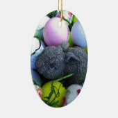 Paaseieren, konijnenGolfballen Keramisch Ornament (Rechts)