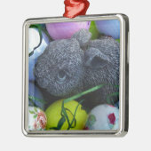 Paaseieren, konijnenGolfballen Metalen Ornament (Links)