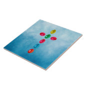 Paaseieren kruisen tegeltje (Zijkant)