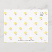 Paaseieren Labrador Puppies glimlachen Feestdagenkaart (Achterkant)