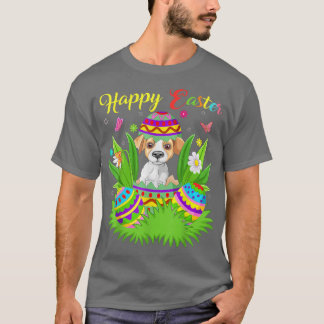 Paaseieren Lover Funny Jack Russell Terrier Dog Ea T-shirt