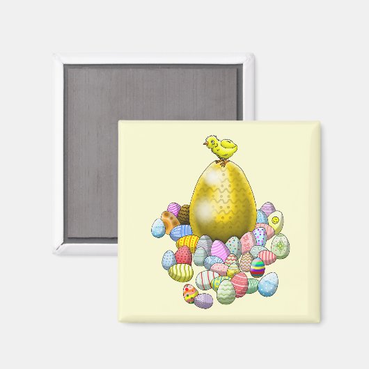 paaseieren magneet (Voorkant / Achterkant)