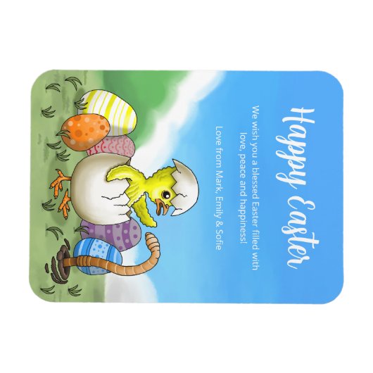 paaseieren magneet (Horizontaal)