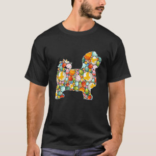 Paaseieren Maltese hond Paasdag Kinder Mannen Vrou T-shirt