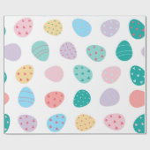 Paaseieren, Mannen Kinderen, paasvakantie Cadeaupapier (Vlak)