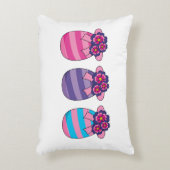 Paaseieren met bloemen en lint accent kussen (Voorkant(Verticaal))