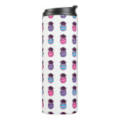 Paaseieren met bloemen en lint thermosbeker (Gedraaid links)