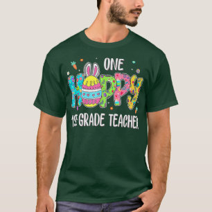 Paaseieren met één hoppy 1st-docer Bunny Easte T-shirt