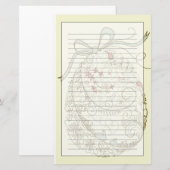 Paaseieren met Floral Elements Briefpapier (Voorkant / Achterkant)
