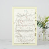Paaseieren met Floral Elements Briefpapier (Staand voorkant)