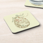 Paaseieren met Floral Elements Drankjes Onderzetter (Linkerzijde)