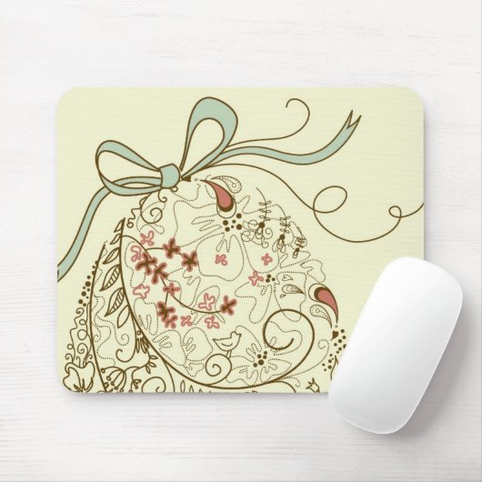 Paaseieren met Floral Elements Muismat (Met muis)