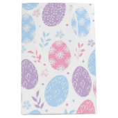 Paaseieren met gemiddeld cadeau medium cadeauzakje (Voorkant)