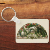 Paaseieren met kippen,  art nouveau sleutelhanger (Achterkant)